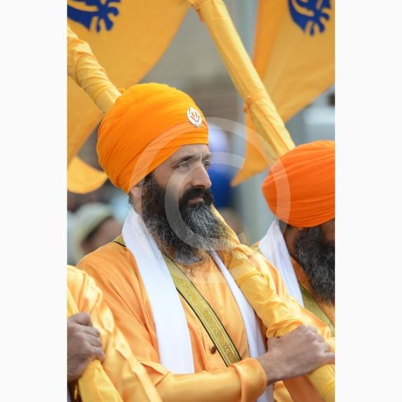 Nagar Kirtan procession in Slough starting at Singh Sabha Gurdwara and ending at Ramgarhia Gurdwara.