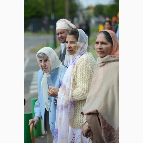 Nagar Kirtan procession in Slough starting at Singh Sabha Gurdwara and ending at Ramgarhia Gurdwara.
