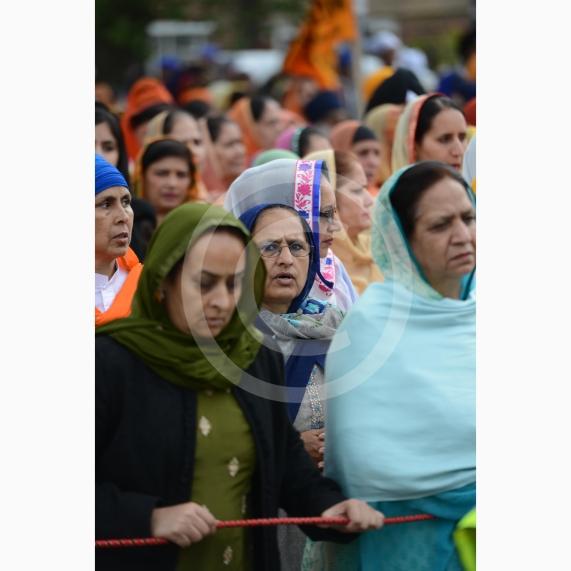 Nagar Kirtan procession in Slough starting at Singh Sabha Gurdwara and ending at Ramgarhia Gurdwara.