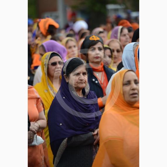 Nagar Kirtan procession in Slough starting at Singh Sabha Gurdwara and ending at Ramgarhia Gurdwara.
