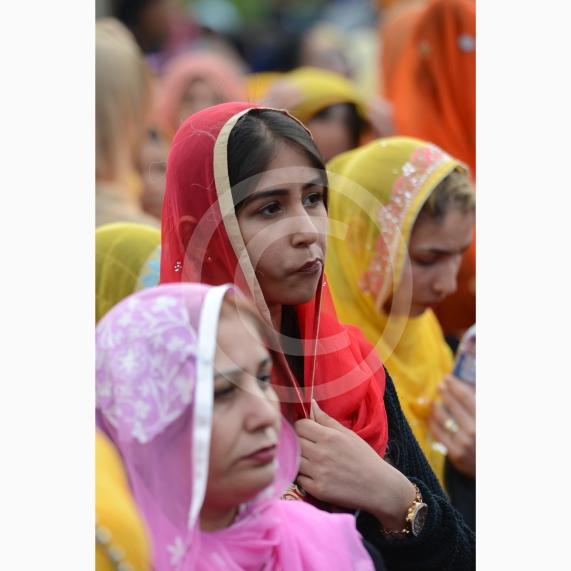 Nagar Kirtan procession in Slough starting at Singh Sabha Gurdwara and ending at Ramgarhia Gurdwara.
