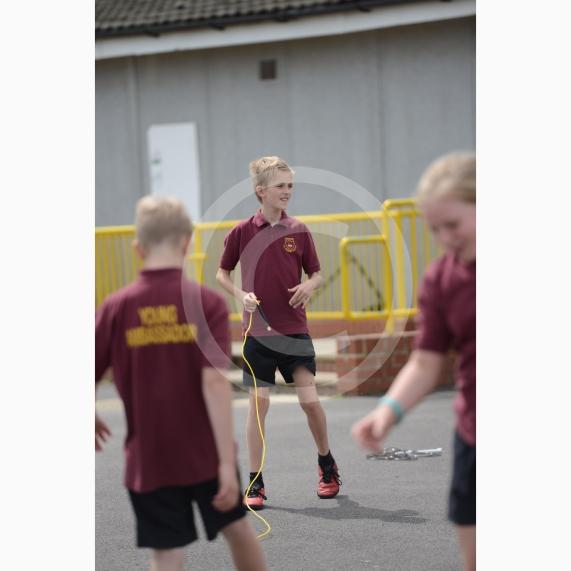 Holyport Primary School, Stroud Farm Rd, Holyport, SL6 2LP Pupils from Holyport Primary School are doing a jump rope skipping challenge to raise money for the British Heart Foundation
