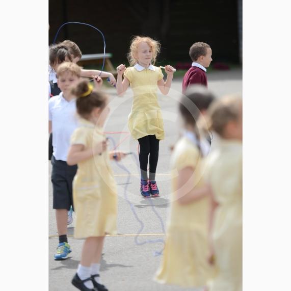 Holyport Primary School, Stroud Farm Rd, Holyport, SL6 2LP Pupils from Holyport Primary School are doing a jump rope skipping challenge to raise money for the British Heart Foundation