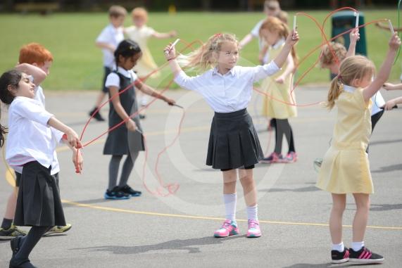 Holyport Primary School, Stroud Farm Rd, Holyport, SL6 2LP Pupils from Holyport Primary School are doing a jump rope skipping challenge to raise money for the British Heart Foundation