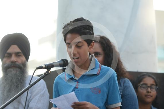 Slough High Street, Slough. A vigil in memory of the people who lost their lives in last night’s Manchester attack.