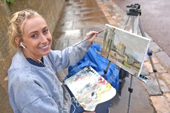 En Plein Air outdoor painting competition in Windsor Castle - Photo: Emma Sheppard - 22/9/17