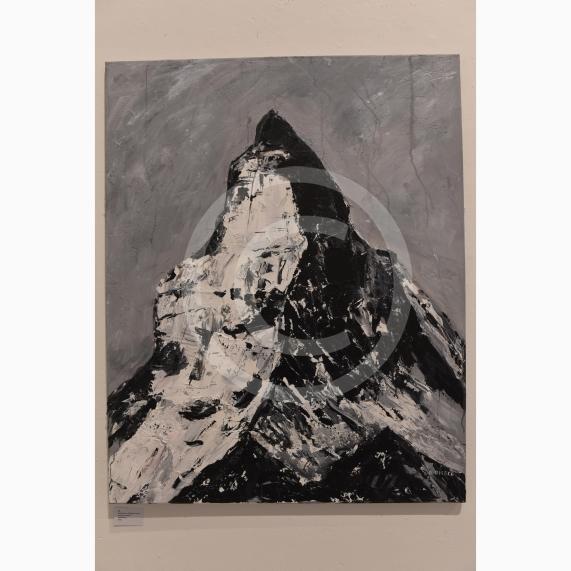 Lydia Pierce, Matterhorn:Waiting for snow. Norden Farm Centre for the Arts, Altwood Road, Maidenhead. Maidenhead and Cookham Arts Trail. Some of the artists at Norden Farm (which is one of the venues) 