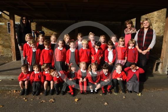 First Class - Trinity St Stephen School, Vanisittart Rd, Windsor. No of classes: 1. Foundation Class. L-R Mrs Jhita, Mrs Case, Miss Horth.