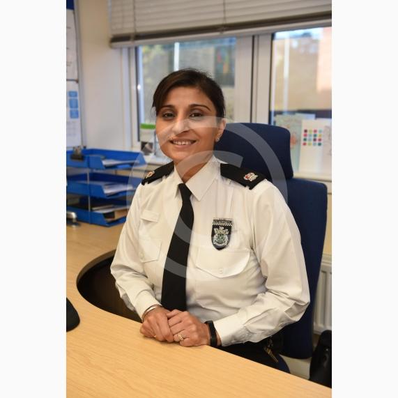 Supt Bobby Rai to go with interview on diversity in police. Maidenhead Police Station, Bridge Road,Maidenhead