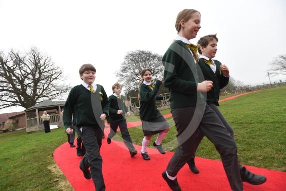 Cookham Rise Primary has a new running track as part of its plan to keep its kids healthy. High Rd, Cookham, Maidenhead. Willow Class Year 6.