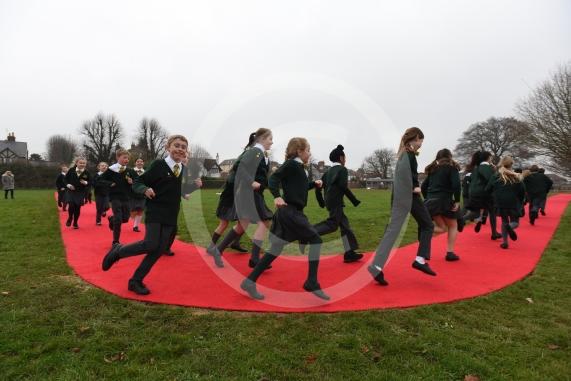 Cookham Rise Primary has a new running track as part of its plan to keep its kids healthy. High Rd, Cookham, Maidenhead. Willow Class Year 6.