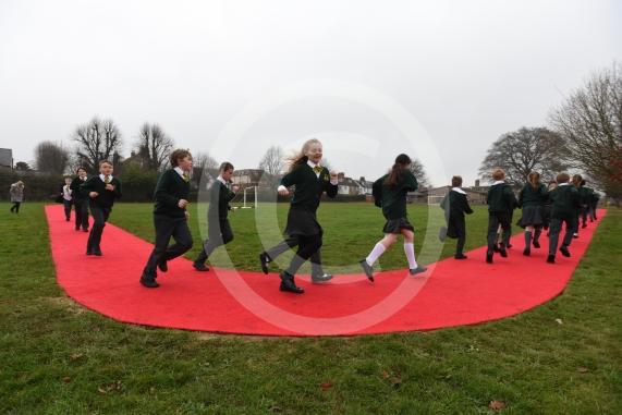 Cookham Rise Primary has a new running track as part of its plan to keep its kids healthy. High Rd, Cookham, Maidenhead. Willow Class Year 6.