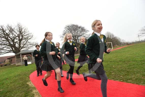 Cookham Rise Primary has a new running track as part of its plan to keep its kids healthy. High Rd, Cookham, Maidenhead. Willow Class Year 6.