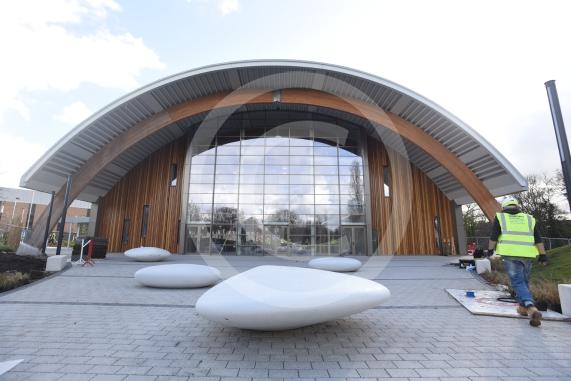 Slough Ice Arena, Montem Lane, SloughCouncil cabinet members and directors as they take a tour of the Slough Ice Arena before it opens its doors in April. 