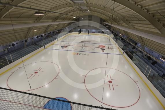 Slough Ice Arena, Montem Lane, SloughCouncil cabinet members and directors as they take a tour of the Slough Ice Arena before it opens its doors in April. 