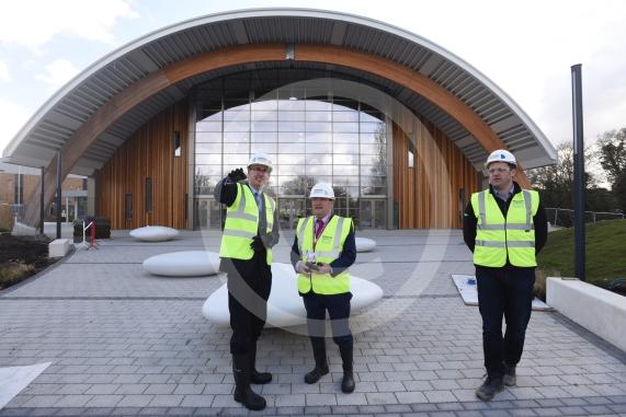 Slough Ice Arena, Montem Lane, SloughCouncil cabinet members and directors as they take a tour of the Slough Ice Arena before it opens its doors in April. 