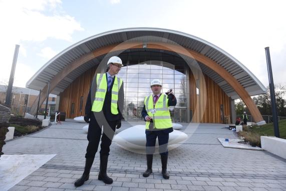 Slough Ice Arena, Montem Lane, SloughCouncil cabinet members and directors as they take a tour of the Slough Ice Arena before it opens its doors in April. 