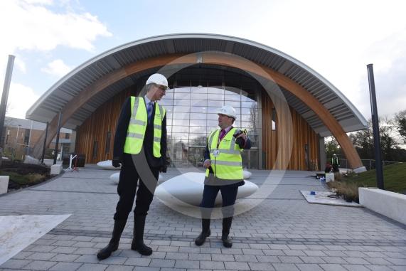 Slough Ice Arena, Montem Lane, SloughCouncil cabinet members and directors as they take a tour of the Slough Ice Arena before it opens its doors in April. 