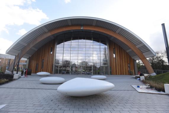 Slough Ice Arena, Montem Lane, SloughCouncil cabinet members and directors as they take a tour of the Slough Ice Arena before it opens its doors in April. 