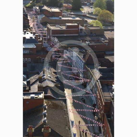 Berkshire House, Maidenhead. Views from the top floor of Berkshire House, Maidenhead