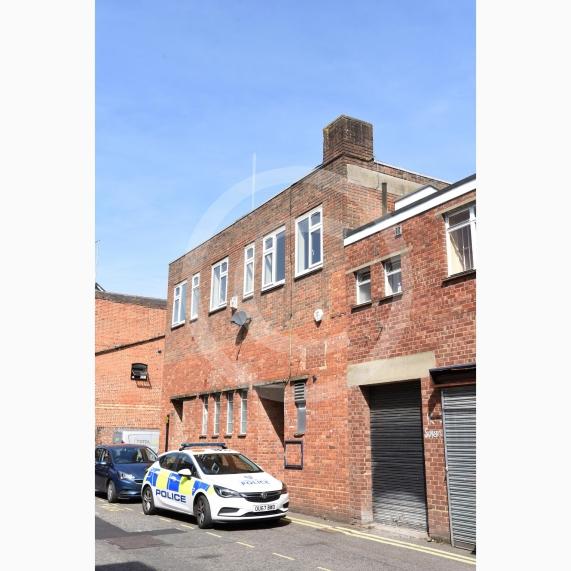 Police car at Nicholsons Lane, Maidenhead.
