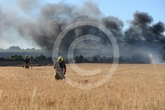 Marlow Road, Little Marlow.From the entrance to Wyevale Garden Centre, Pump Lane South, Little MarlowScene of a fire