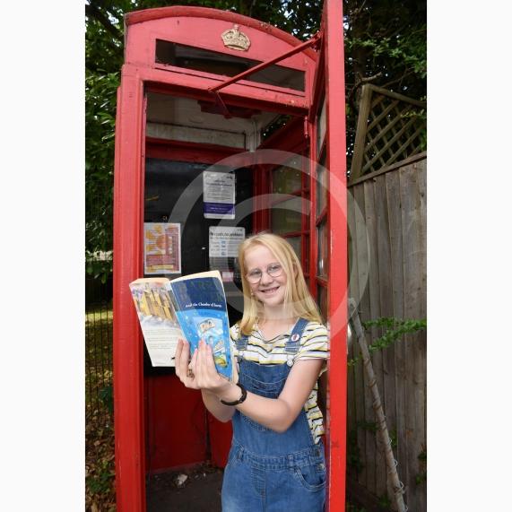 Tate Pickering, 11,  who had the idea of transforming an unused red phone box into a book swap library.Stroud Farm Road, Holyport, Maidenhead. 
