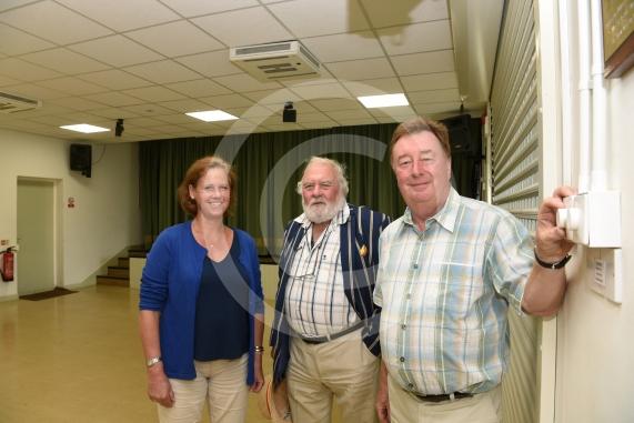 LtoR Sabine Bolier, Mike Springate, and Peter Austen.Cookham Dean village club received a  grant from the Baylis Trust . They have used it to buy a new ceiling and lights for the village hall.Cookham Dean Village Hall, Church LaneCookham Dean.