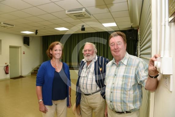 LtoR Sabine Bolier, Mike Springate, and Peter Austen.Cookham Dean village club received a  grant from the Baylis Trust . They have used it to buy a new ceiling and lights for the village hall.Cookham Dean Village Hall, Church LaneCookham Dean.