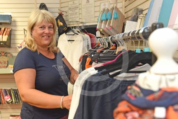 Wendy Wright with the items from her shop The Wendy House Nails It, Pop Up Maidenhead store opens opposite Tesco inside Nicholson Shopping Centre - Photo: Emma Sheppard 4/9/18