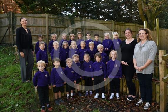 Tawny Owl Class.Teachers LtoR Teaching Assistant Mrs Nicola Luxton, Teaching Assistant Miss Corrinne Akehurst and Class Teacher Mrs Alison Fennell.My First Class Supplement photograph.Burchetts Green C of E Infant School, Burchetts Green.
