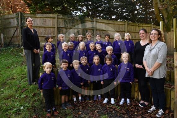Tawny Owl Class.Teachers LtoR Teaching Assistant Mrs Nicola Luxton, Teaching Assistant Miss Corrinne Akehurst and Class Teacher Mrs Alison Fennell.My First Class Supplement photograph.Burchetts Green C of E Infant School, Burchetts Green.