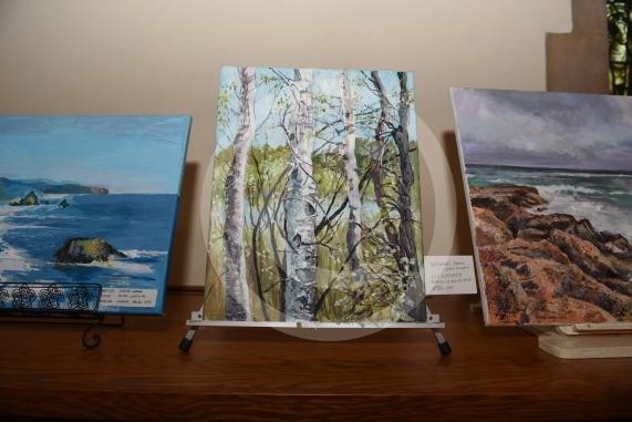 St Luke&rsquo;s Church, Norfolk Road, Maidenhead. Maidenhead Painting Club is holding an art exhibition on the theme of water at St Luke&rsquo;s Church. Liz Cooper, 'Wetlands'