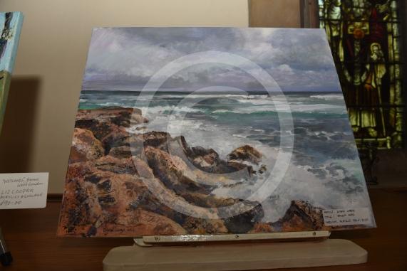 St Luke&rsquo;s Church, Norfolk Road, Maidenhead. Maidenhead Painting Club is holding an art exhibition on the theme of water at St Luke&rsquo;s Church. Diane Large 'Rough Seas'