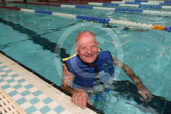 Bob Regan.The 22nd  Windsor Lions Annual Swimathon.Windsor Leisure centre, Clewer Mead, Stovell Rd, Windsor.