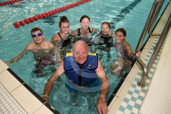 The Blue Acre Horse Rescue team.The 22nd  Windsor Lions Annual Swimathon.Windsor Leisure centre, Clewer Mead, Stovell Rd, Windsor.