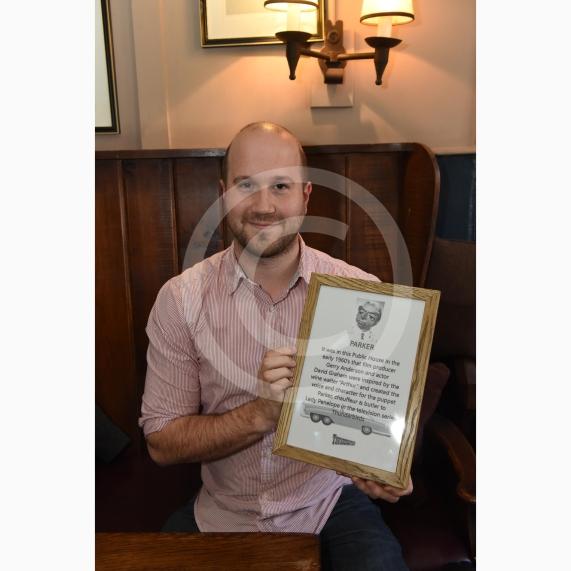 The character Parker from Thuderbirds was inspired by a wine waiter at the Kings Arms called Arthur. Gerry Adams used to frequent the pub. The Kings Arms, Cookham High Street. Jamie Anderson, son of Gerry, will be at the pub to unveil a new plaque 