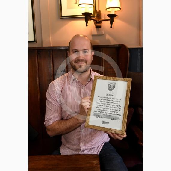 The character Parker from Thuderbirds was inspired by a wine waiter at the Kings Arms called Arthur. Gerry Adams used to frequent the pub. The Kings Arms, Cookham High Street. Jamie Anderson, son of Gerry, will be at the pub to unveil a new plaque 