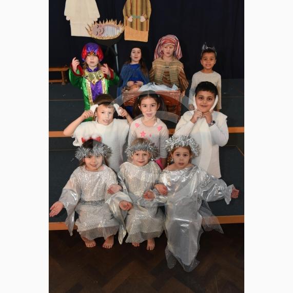 Oakfield First School, Imperial Road, WindsorKS1 performance of Tinsel and tea towels. 