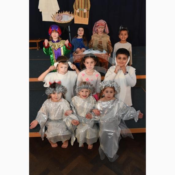 Oakfield First School, Imperial Road, WindsorKS1 performance of Tinsel and tea towels. 