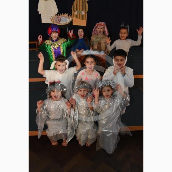 Oakfield First School, Imperial Road, WindsorKS1 performance of Tinsel and tea towels. 