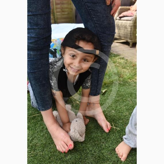 Reuben and his mum Jess Virdee and Harry his brother. Reuben and the family are going to America to get the treatment that he needs in a couple of weeks. Maidenhead 