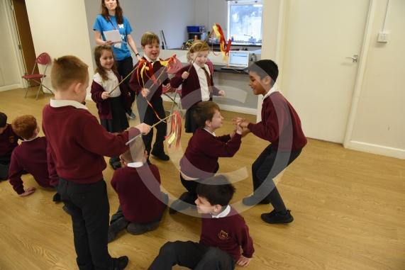 Holyport Primary, Stroud Farm Road, HolyportYears 1 & 2 pupils having a Great Fire of London workshop.