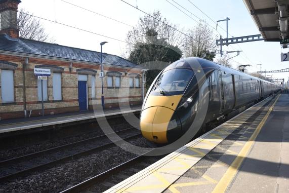 New stock photos of the newer trains at Maidenhead Train Station