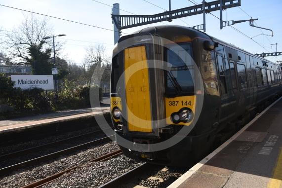 New stock photos of the newer trains at Maidenhead Train Station