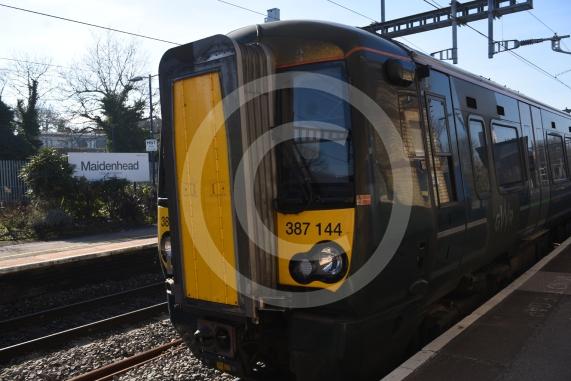 New stock photos of the newer trains at Maidenhead Train Station