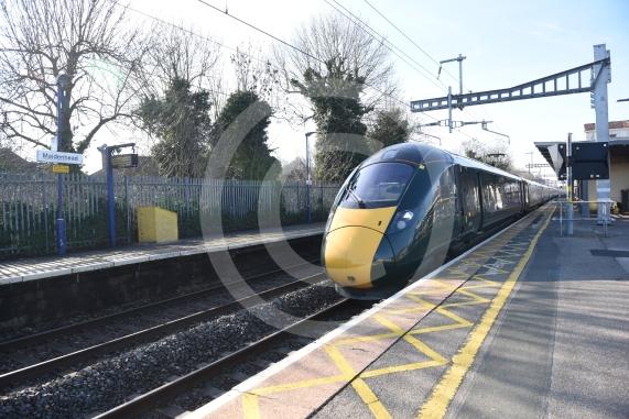 New stock photos of the newer trains at Maidenhead Train Station