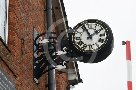  Millennium clock, Cookham Railway station, Maidenhead.