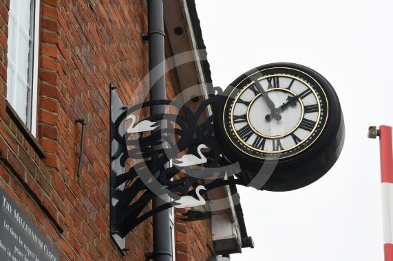  Millennium clock, Cookham Railway station, Maidenhead.