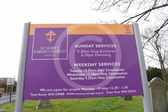 St Mary's Parish Church, Church Street, Slough. 